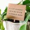 VND0312 JDH Iron Designs LLC Single Seed Mini Garden Stake