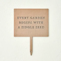 VND0312 JDH Iron Designs LLC Single Seed Mini Garden Stake