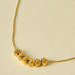 VND6091 Shop Gracefully Inc Six Dainty Hearts Necklace