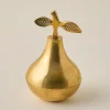VND6624 GULATI EXPORTS Solid Brass Pear Trinket Box