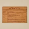 VND0556 Wordsmith Wood Shop Sourdough Starter Wooden Recipe Card