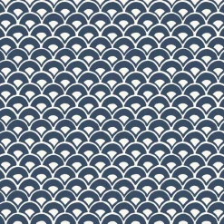 VND2730 York Wallcoverings Stacked Scallops Wallpaper