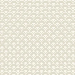VND2730 York Wallcoverings Stacked Scallops Wallpaper