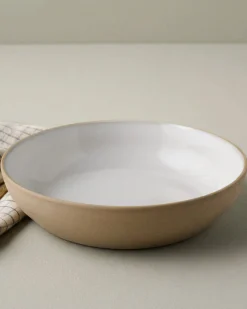VND6562 Chaozhou Highland Crafts Company Ltd Stone White Lakelynn Pasta Bowl