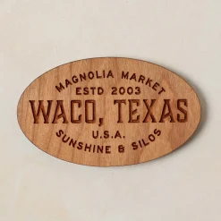 VND0556 Wordsmith Wood Shop Sunshine and Silos Wooden Magnet