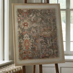 VND0086 Loloi Inc Tallin Framed Textile