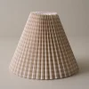 VND6475 StyleCraft Home Collection Tan Gingham Lamp Shade