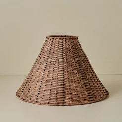 VND6475 StyleCraft Home Collection Tapered Rattan Lamp Shade