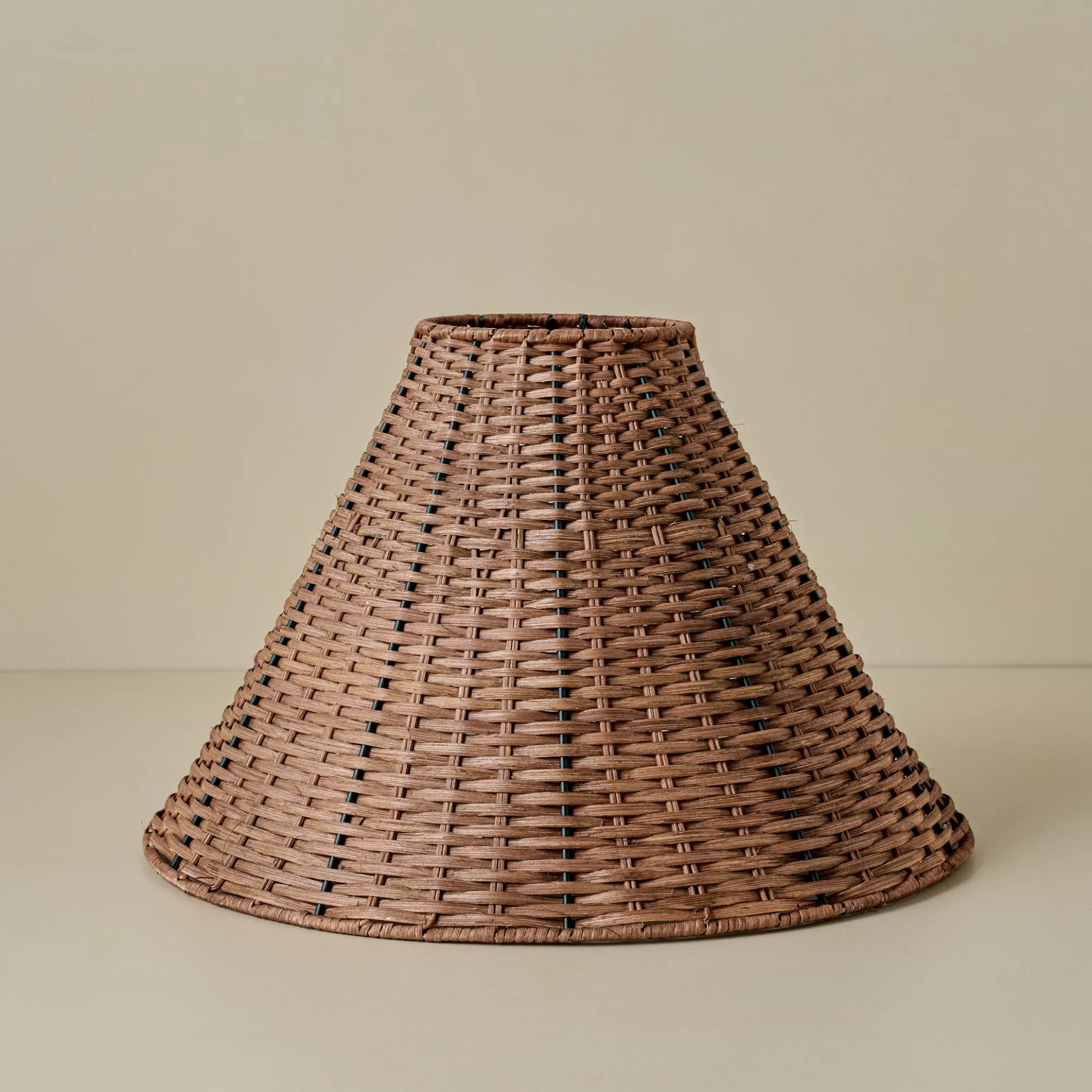 VND6475 StyleCraft Home Collection Tapered Rattan Lamp Shade