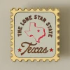 VND3322 Three Potato Four Texas Postage Stamp Enamel Magnet