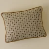 VND8009 Jaipur Arts Thea Clay Block Print Pillow w/ insert, 12x16