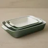 VND7817 FOXSTONE DEVELOPMENT CO.,LTD The Cottage Collection Forest Green Baking Dish Set of Three