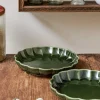 VND7817 FOXSTONE DEVELOPMENT CO.,LTD The Cottage Collection Forest Green Scalloped Baking Dish Set