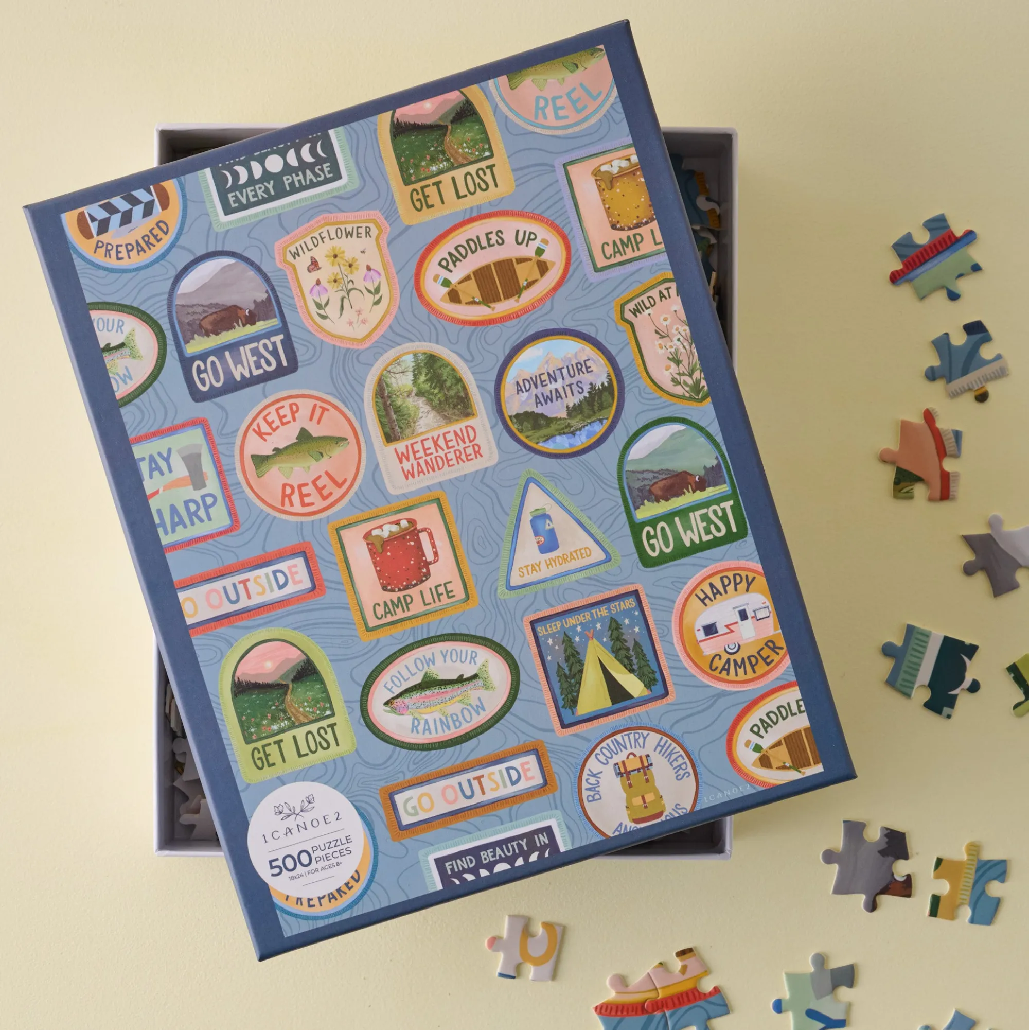 VND8852 Inked Brands Inc. The Great Outdoors - 500 Piece Jigsaw Puzzle