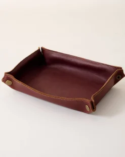 VND8675 H Heritage Inc. The Jetsetter Leather Valet Tray