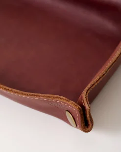 VND8675 H Heritage Inc. The Jetsetter Leather Valet Tray