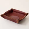 VND8675 H Heritage Inc. The Monticello Leather Valet Tray
