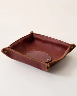 VND8675 H Heritage Inc. The Monticello Leather Valet Tray