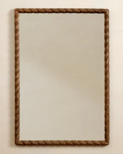 VND8122 R R INDUSTRIES Turned Wood Vanity Mirror