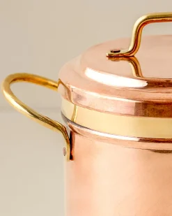 VND8417 AC Brothers Vintage Inspired Copper + Brass Canister