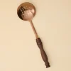 VND8417 AC Brothers Walnut Handle + Copper Slotted Spoon