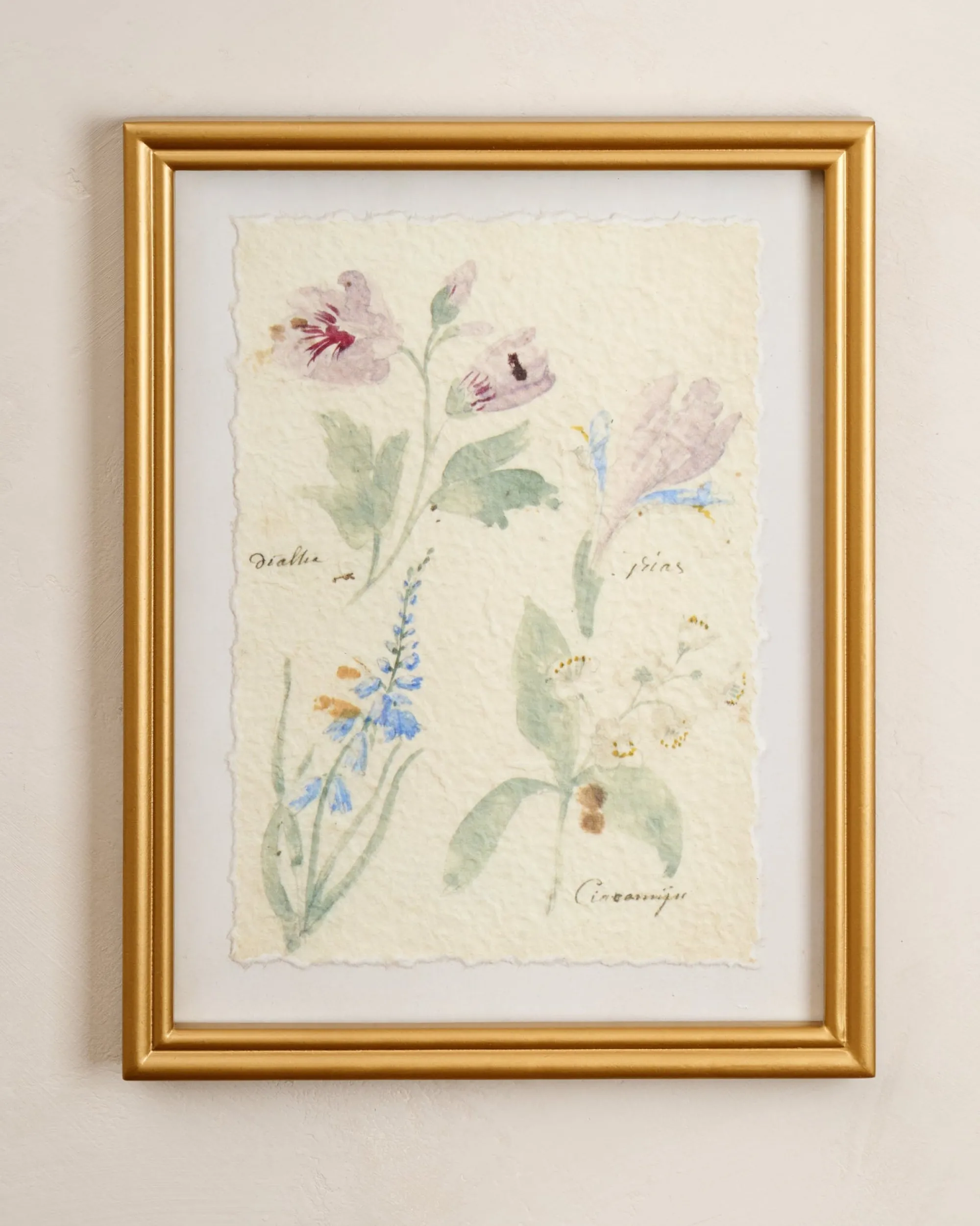 VND8679 Wares, LLC Watercolor Floral Framed Print