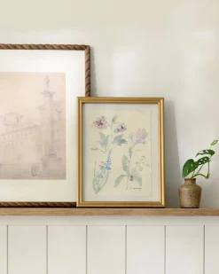 VND8679 Wares, LLC Watercolor Floral Framed Print