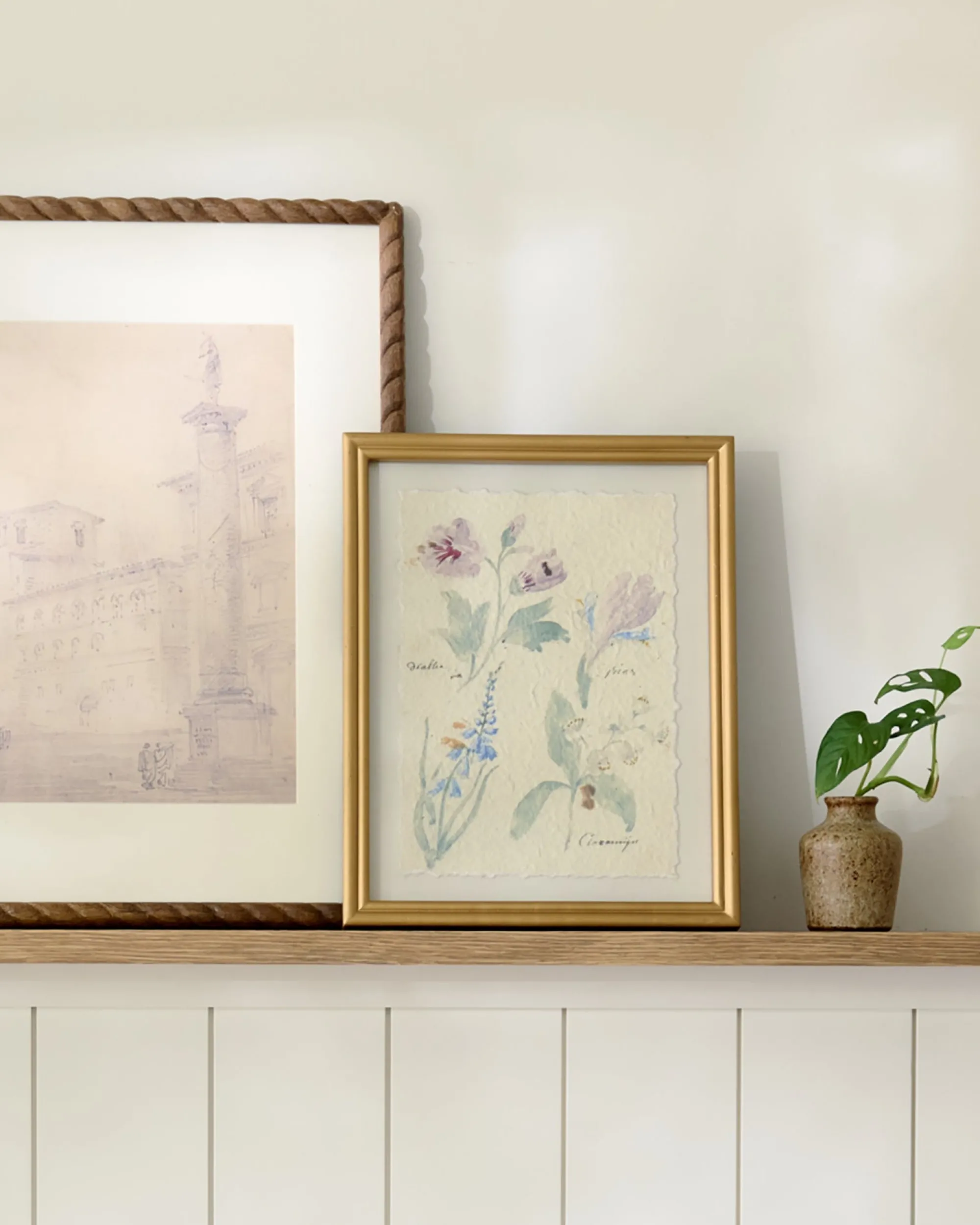 VND8679 Wares, LLC Watercolor Floral Framed Print
