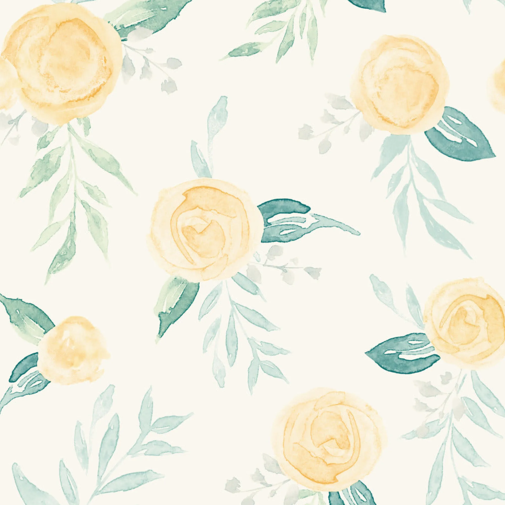VND2730 York Wallcoverings Watercolor Roses Wallpaper