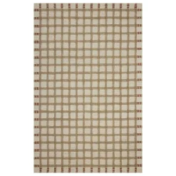 VND0086 Loloi Inc Waylon Natural Rust Rug