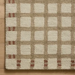 VND0086 Loloi Inc Waylon Natural Rust Rug