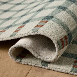 VND0086 Loloi Inc Waylon Spa Brick Rug