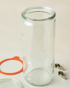 VND7207 Glashaus Inc. Weck 908 1 L Cylindrical Jar