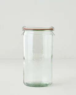 VND7207 Glashaus Inc. Weck 974 1 1/2 L Cylindrical Jar