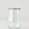 VND7207 Glashaus Inc. Weck 738 1 1/2 L Tulip Jar