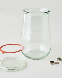 VND7207 Glashaus Inc. Weck 738 1 1/2 L Tulip Jar