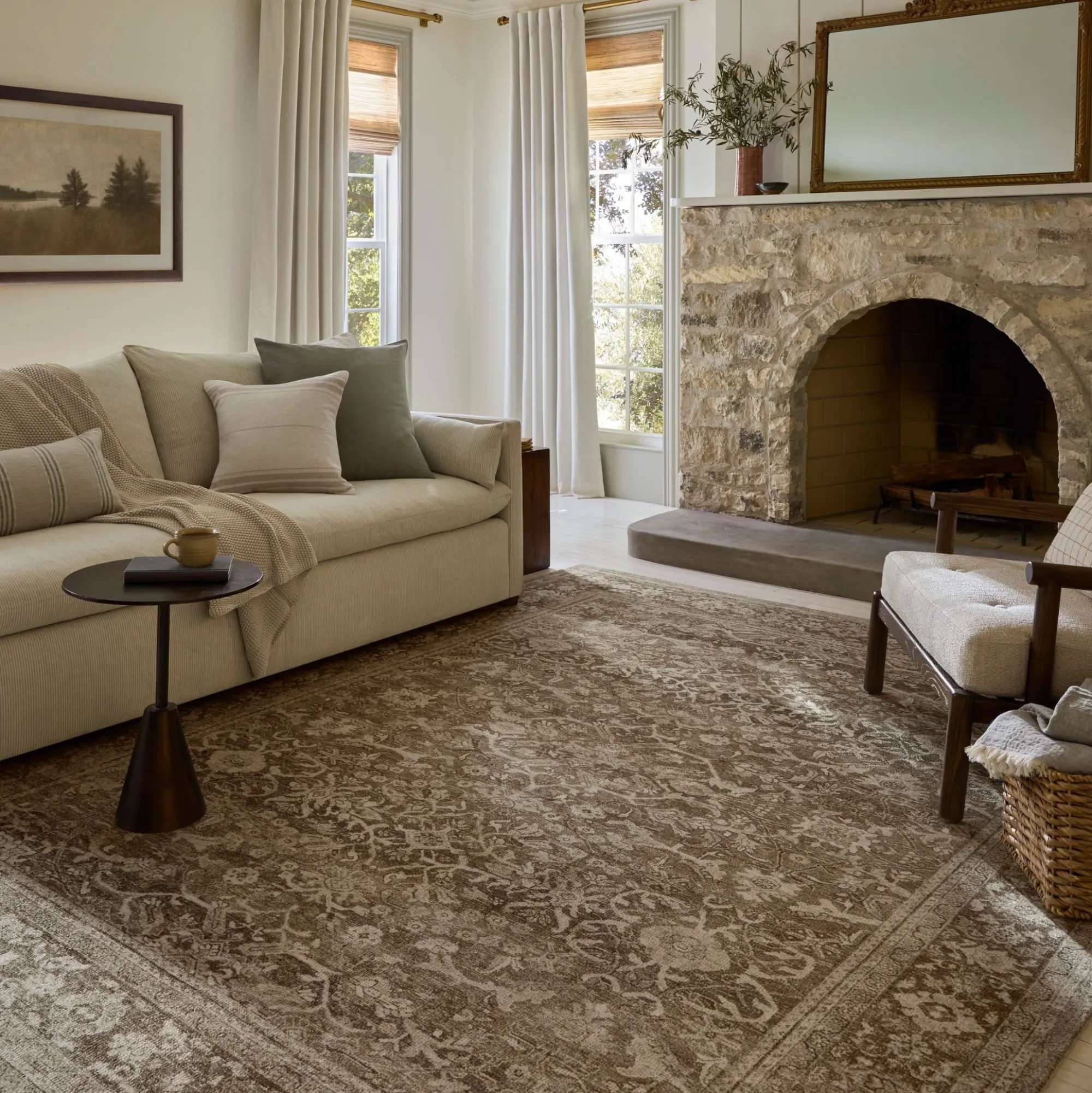VND0086 Loloi Inc Wimberly Bark Ivory Rug