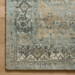 VND0086 Loloi Inc Wimberly Lagoon Wheat Rug