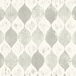 VND2730 York Wallcoverings Woodblock Print Wallpaper