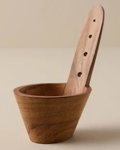 VND0164 Creative Co-op Inc Wooden Herb Stemmer