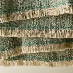 VND6843 KARUR GOLDLINE EXPORTS LLP Woven Grid Coverlet