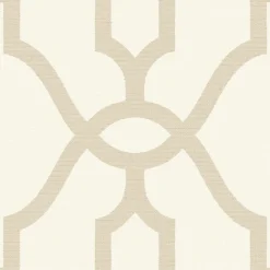 VND2730 York Wallcoverings Woven Trellis Wallpaper
