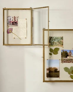VND7371 True Home Decor Pvt Ltd Your Story Brass Display Cabinet