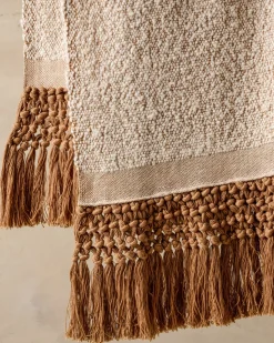 VND7018 Makerspalm, LLC Adobe Essential Tassel Throw